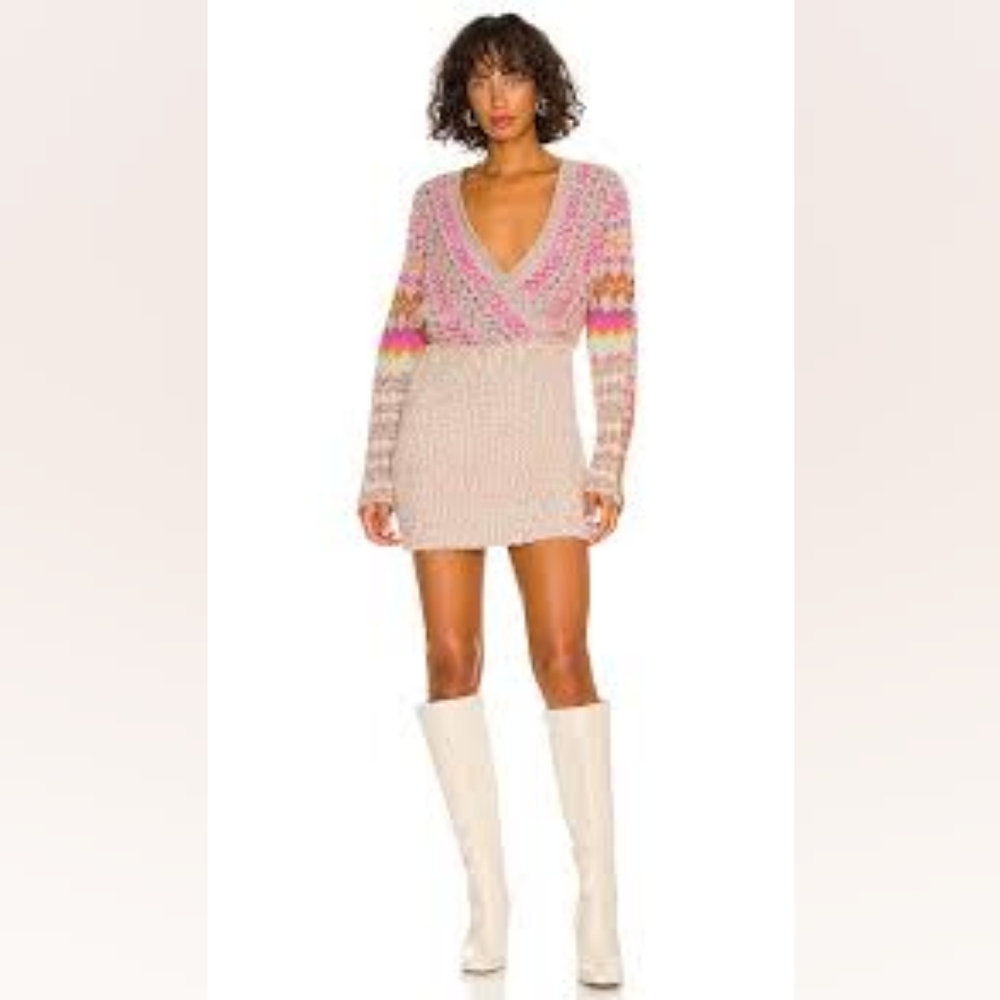 Free People Forever Fairisle Dress